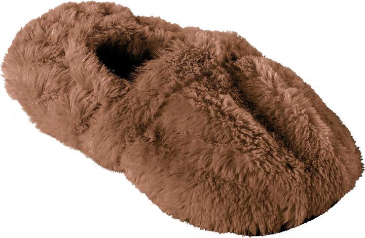 Produktbild Infactory Aufwärmbare Flausch-Pantoffeln mit Leinsamen-Füllung (37)
