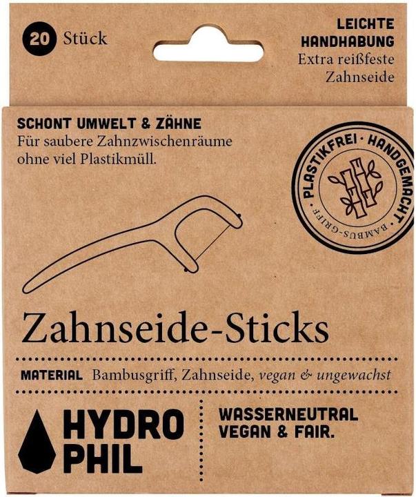 Actual product image Hydrophil Bamboo floss sticks (0.80 m)