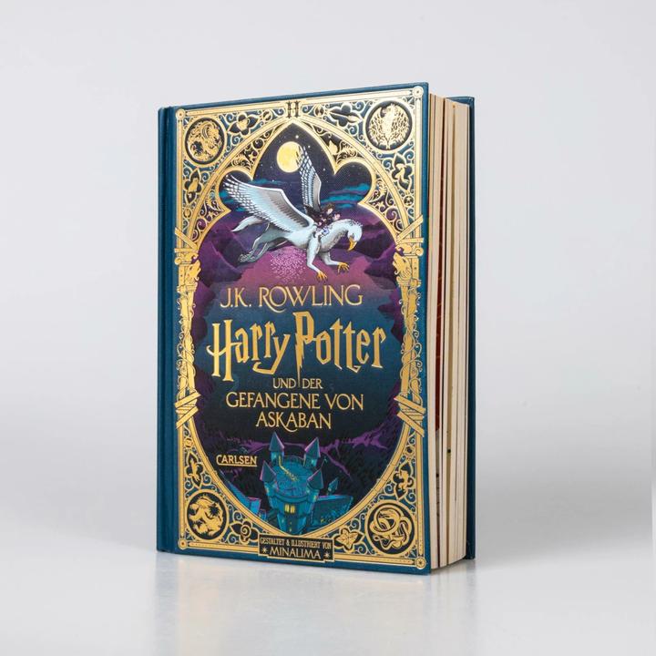 Produktbild Harry Potter und der Gefangene von Askaban (MinaLima-Edition mit 3D-Papierkunst 3) (Deutsch, MinaLima, J.K. Rowling, 2023)