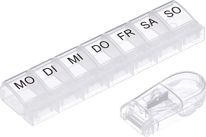 Actual product image Relaxdays Pill Box & Cutter