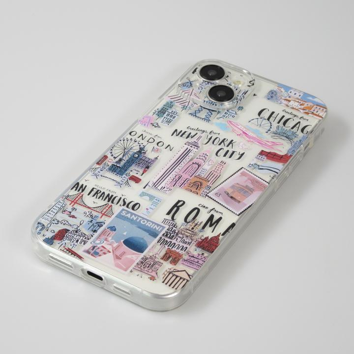 Actual product image PhoneLook Cover silicone rubber cities of the world (Apple iPhone 14)
