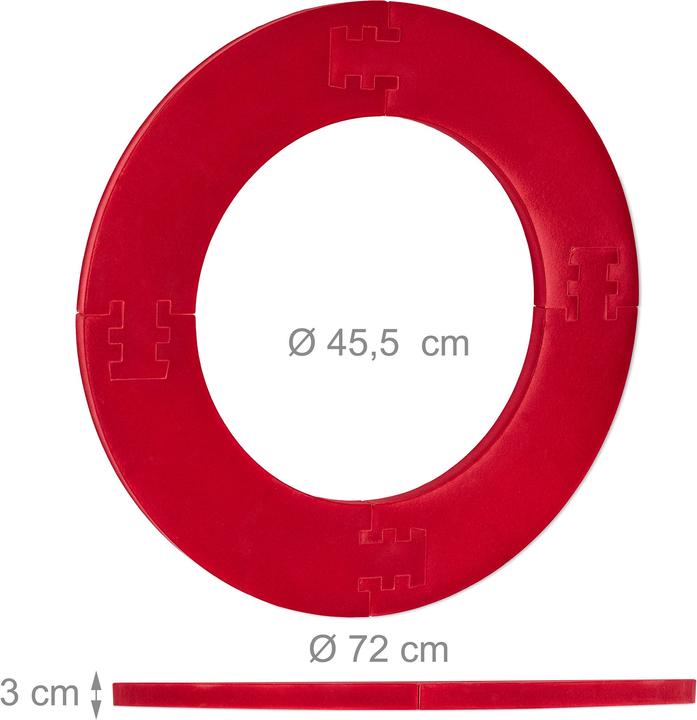 Image du produit Relaxdays Bague cible pour jeu de fléchettes R7