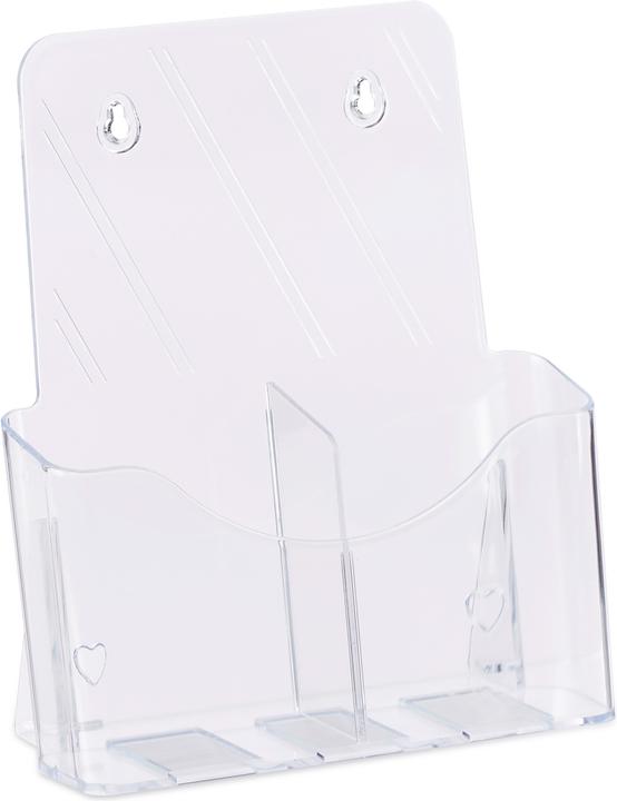 Actual product image Relaxdays Prospectus Holder A4/DIN Long, Stand & Hang (A4)