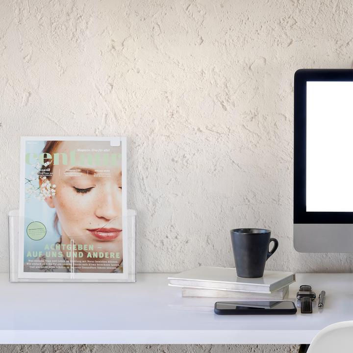 Actual product image Relaxdays Prospectus Holder A4/DIN Long, Stand & Hang (A4)