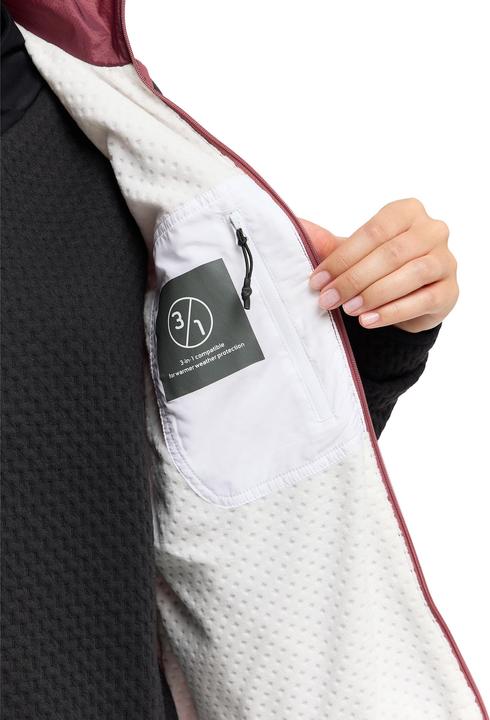Actual product image Witeblaze DURGA Ladies vest w. lining,d dark pink L (L)