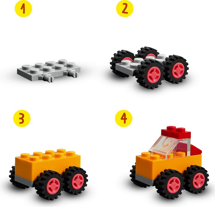 Actual product image LEGO Stone box with wheels (11014, LEGO Classic)