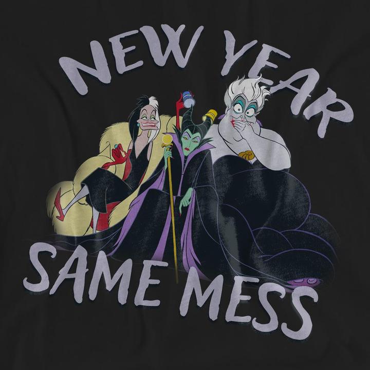 Produktbild Disney Villains New Year Same Mess TShirt (S)