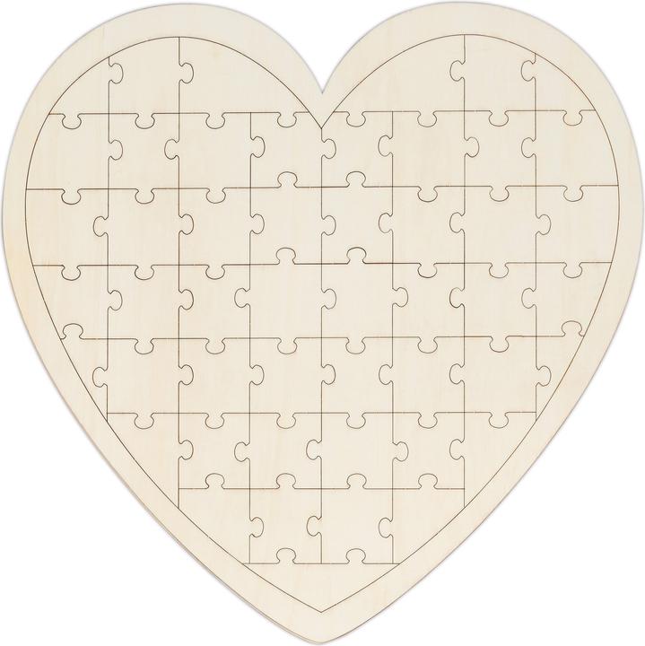 Produktbild Relaxdays Herzpuzzle (49 Teile)