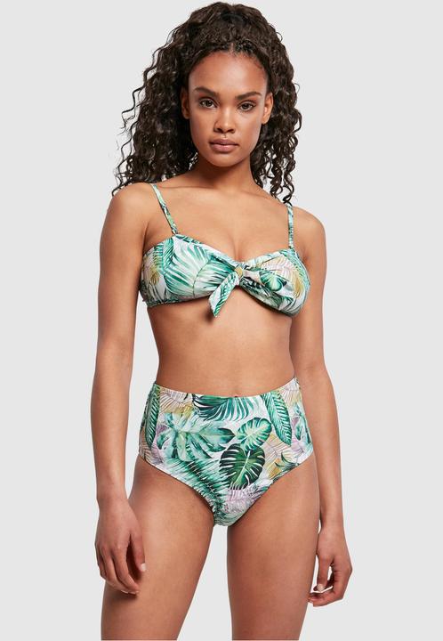 Actual product image Urban Classics Ladies High Waist Pattern Bikini - 12118 (XS)