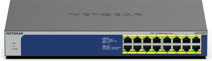 Netgear GS516PP-100EUS (16 Ports)