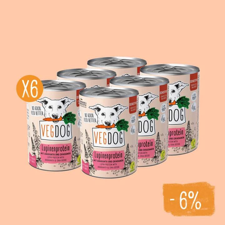 Produktbild Vegdog Sensibelchen No 1 Linsen mit Karotten (Adult, 1 Stk., 800 g)