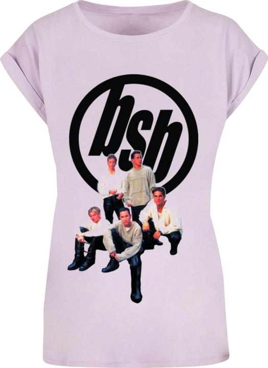 Merchcode Ladies Backstreet Boys - Vintage Logo Extended Shoulder Tee - 111603 (XL)