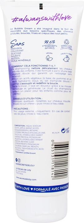Actual product image Les Secrets de Loly Bubble Dream (250 ml, Liquid shampoo)
