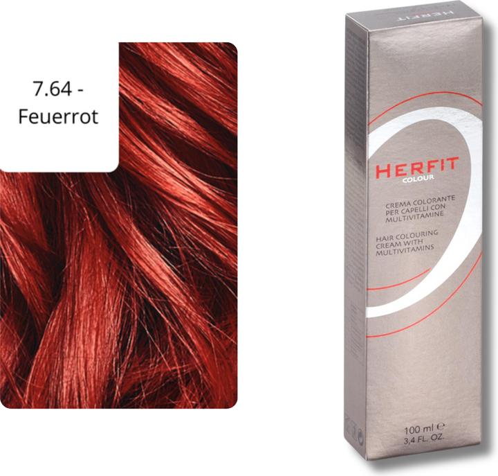 Immagine prodotto XanitaliaPro Colore Per Capelli Con Vitamine (7,64 Biondo medio rosso rame)
