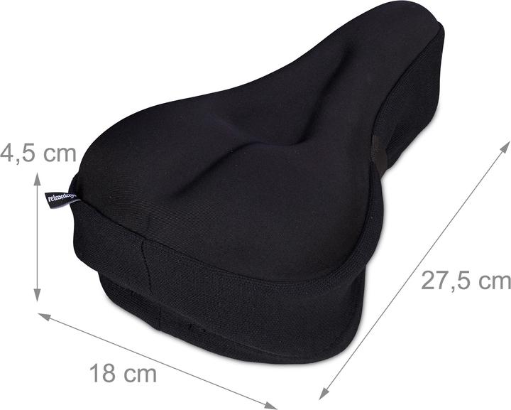Actual product image Relaxdays Gel Bike Seat Cover