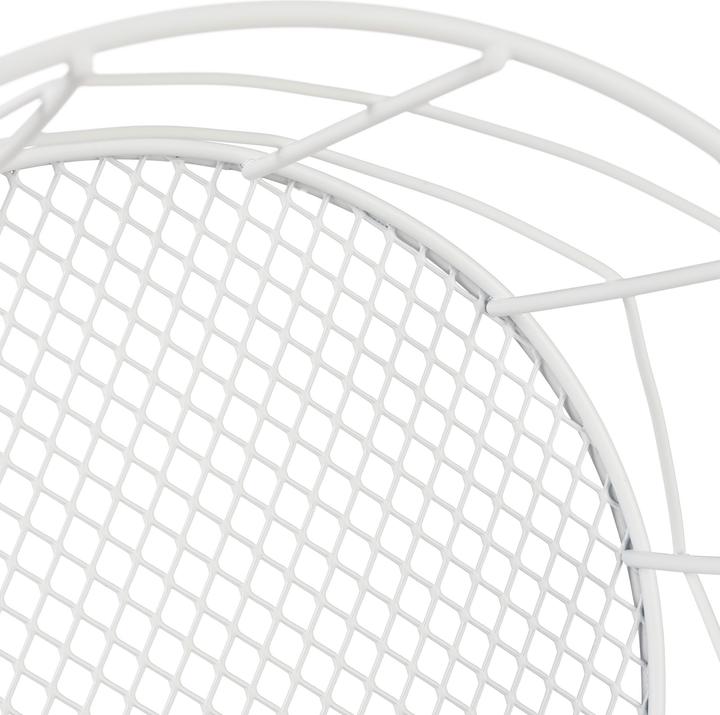 Actual product image Relaxdays Round Wire Mesh Basket (1 x, 22 x 22 x 12.5 cm)