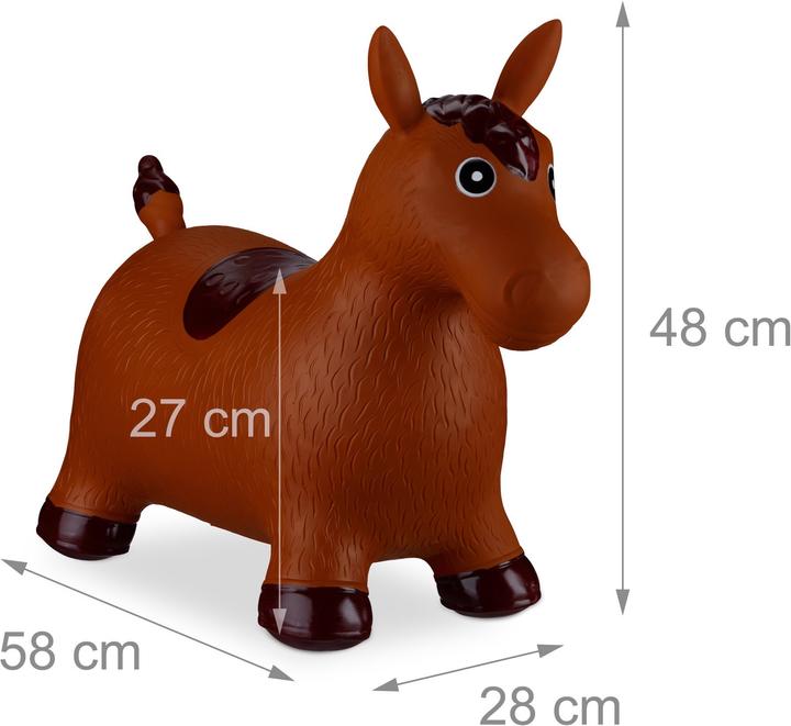 Actual product image Relaxdays Hopping Animal Horse
