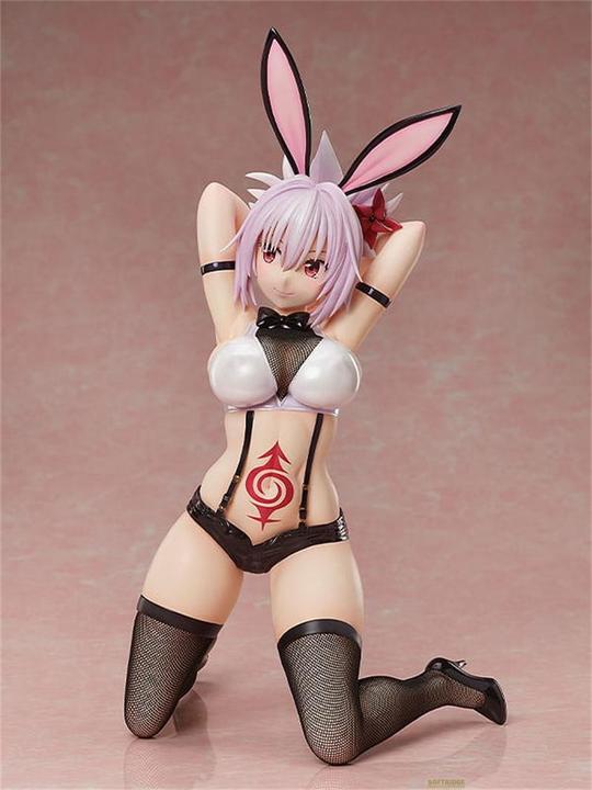 Actual product image FREEing Ayakashi Triangle statuette PVC 1/4 Matsuri Kazamaki: Bunny Ver. 34 cm