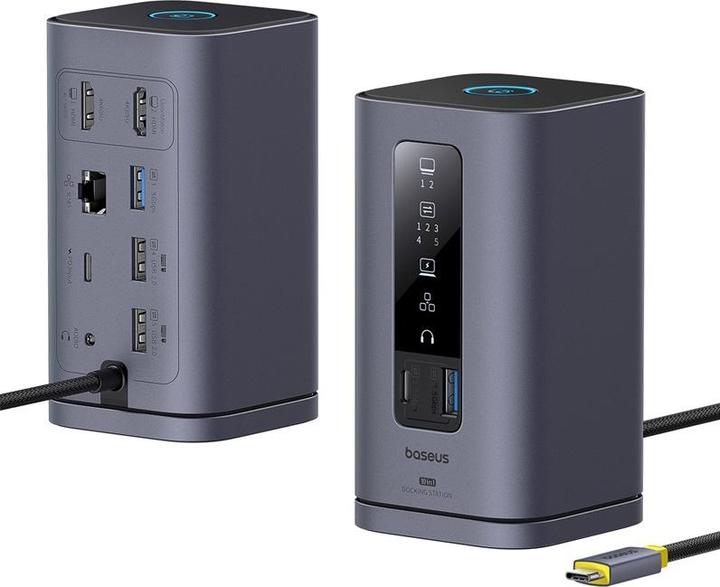 Actual product image Baseus Spacemate 10-in-1 docking station (MAC) (USB-C, 10 Ports)