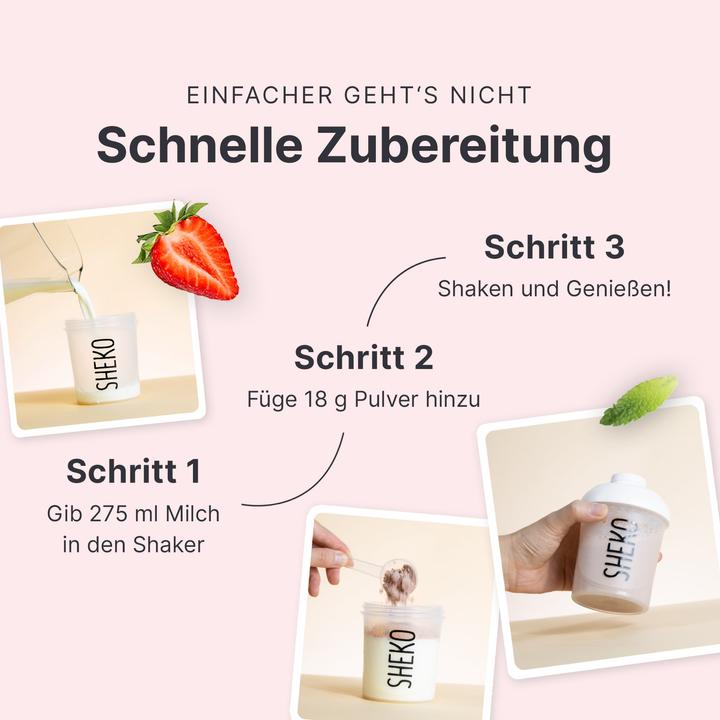 Actual product image Sheko Shake (Strawberry, 1 pcs., 450 g)