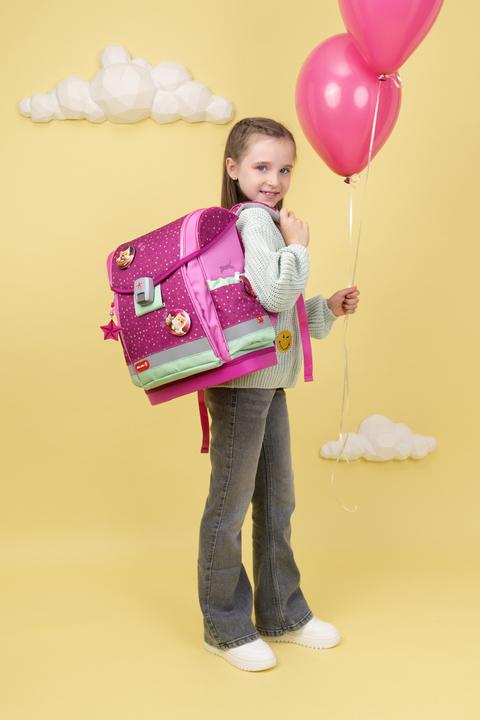 Actual product image Belmil Classy Plus Schulranzen Set 5teilig mit Brustgurt (19 l)