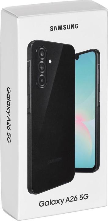 Actual product image Samsung Galaxy A26 (256 GB, Black, 6.70", Dual SIM, 50 Mpx, 5G)