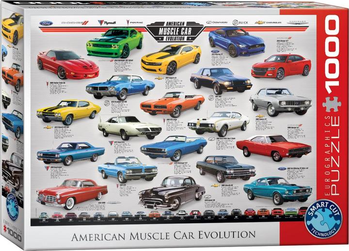 Produktbild Eurographics American Muscle Car Evolution (1000 Teile)