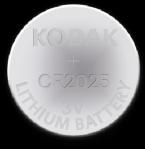 Image du produit Kodak Blister cinco pilas boton / litio ultra 2025 perforado/ 5 unidades (5 pcs, CR2025, 160 mAh)