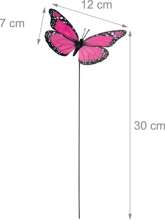 Actual product image Relaxdays Gartendeko Schmetterling