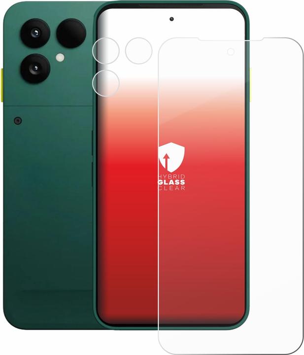 Produktbild upscreen Schutzglas Schutzfolie Displayschutz Display Schutz Glas Folie klar (1 Stück, Fairphone (Gen. 6))