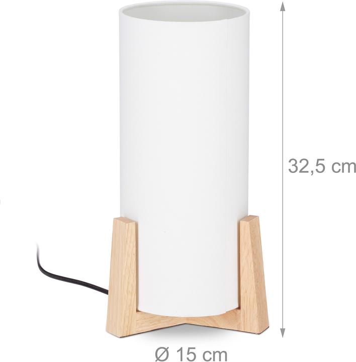 Actual product image Relaxdays table lamp (E14)