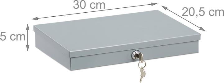 Actual product image Relaxdays Locking Cash Box