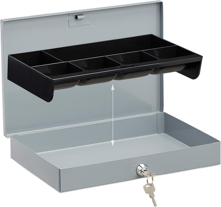 Actual product image Relaxdays Locking Cash Box