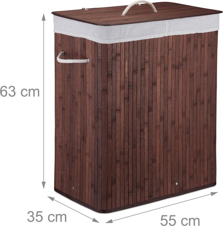 Actual product image Relaxdays Wäschekorb (95 l)
