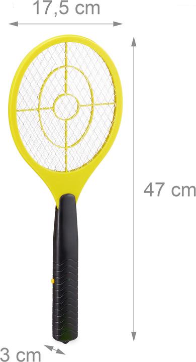 Actual product image Relaxdays Electric fly swatter