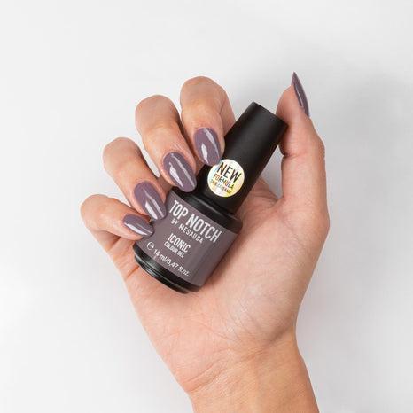 Actual product image Mesauda Top Notch Iconic 268 Arctic Circle 14ml Semi-Permanent Nail Polish (268 Arctic Circle, Top coat)