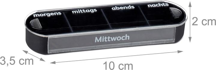 Actual product image Relaxdays Pill Box