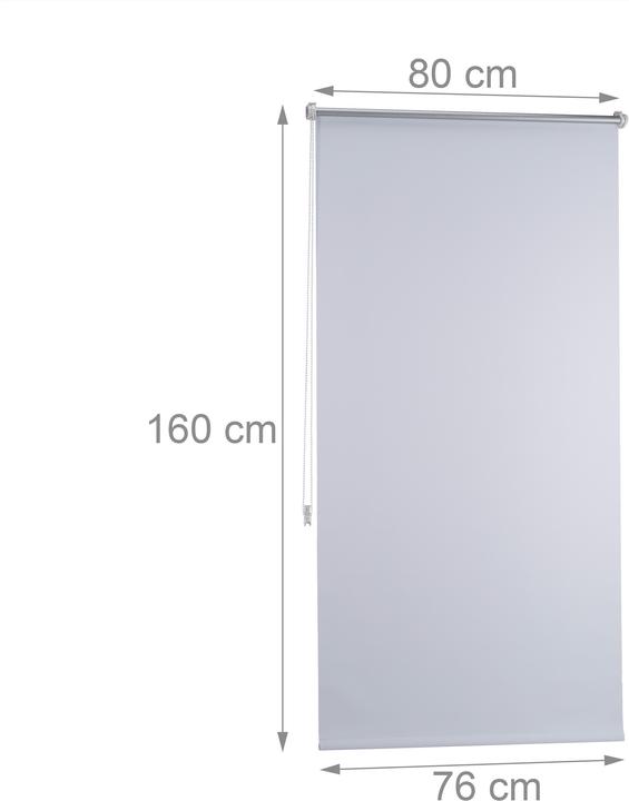 Actual product image Relaxdays Thermal Blackout Blinds (80 x 3.5 x 160 cm)