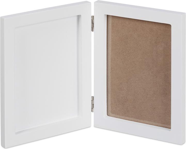 Actual product image Relaxdays Baby Picture Frame With Plaster Cast