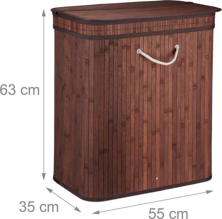Actual product image Relaxdays Wäschekorb (95 l)