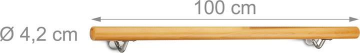 Actual product image Relaxdays Beech Handrail (Beech)