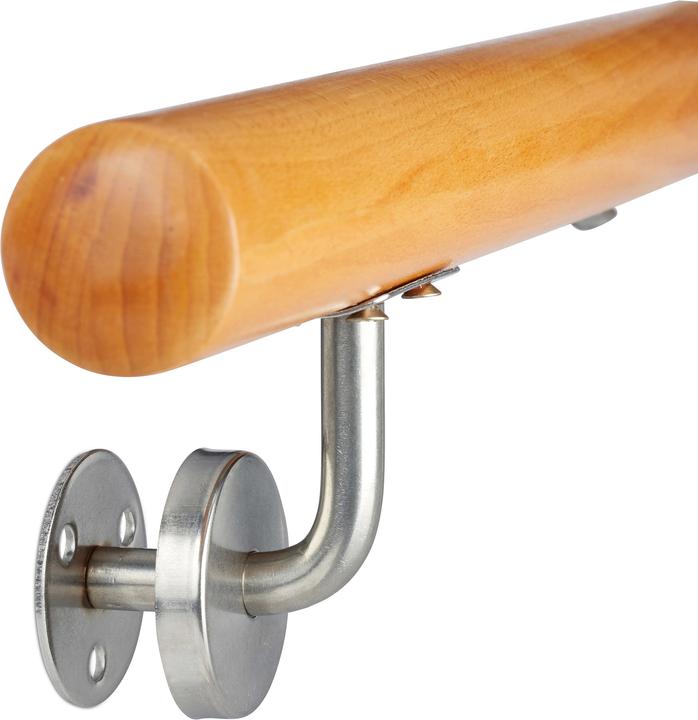 Actual product image Relaxdays Beech Handrail (Beech)