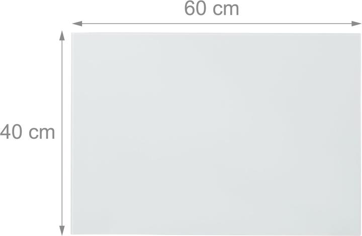 Produktbild Relaxdays Glas-Magnetboard (Magnettafel, 60 x 0.4 x 40 cm)