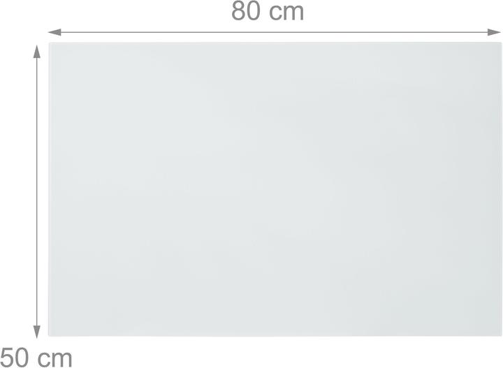 Produktbild Relaxdays Glas-Magnetboard (80 x 0.4 x 50 cm)