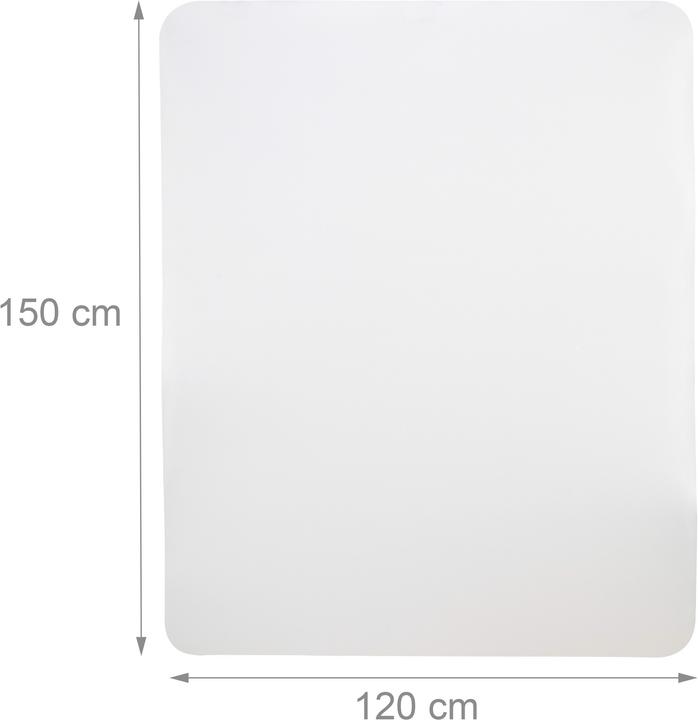 Actual product image Relaxdays Office Chair Floor Mat in 3 Sizes (150 x 120 cm)