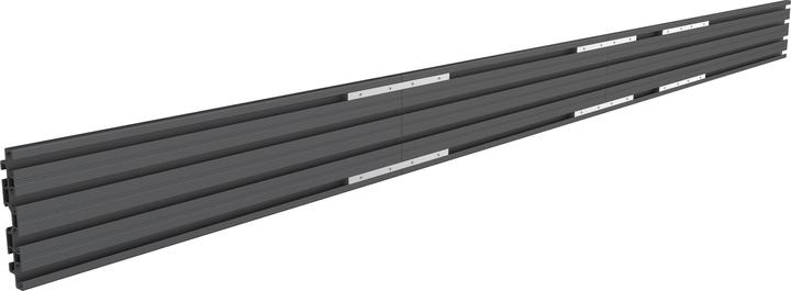 Multibrackets Aluminium Profil, Modulares Pro System, schwarz
