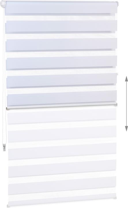 Productafbeelding Relaxdays Dubbel rolgordijn Klemmfix (85 x 6,5 x 156 cm)