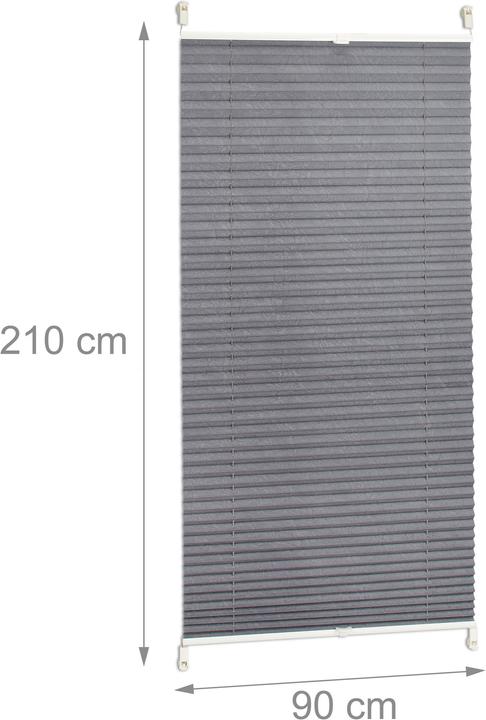Immagine prodotto Relaxdays cieco plissettato (90 x 2 x 210 cm)