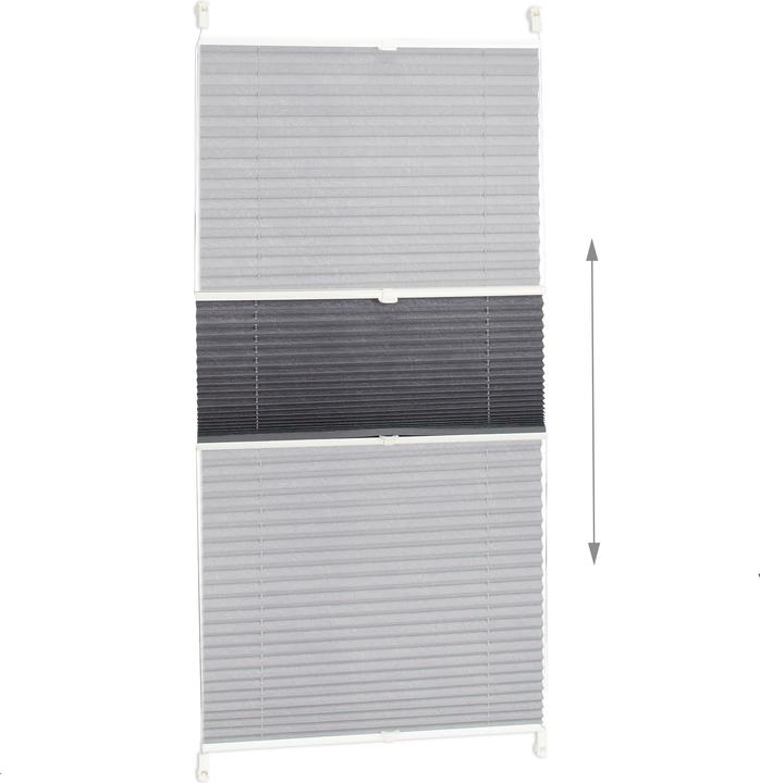 Immagine prodotto Relaxdays Tende plissettate grigie (60 x 2 x 130 cm)