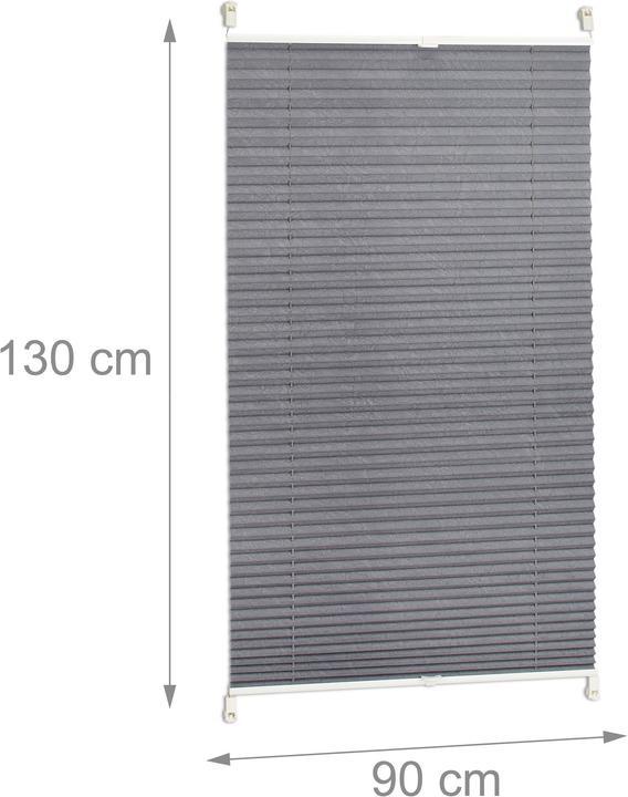 Immagine prodotto Relaxdays cieco plissettato (90 x 2 x 130 cm)